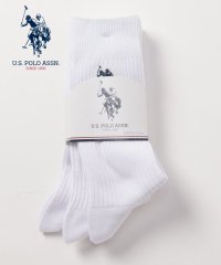 US POLO ASSN/C.白無地 U.S. POLO ASSN. 刺繍3P/505346288