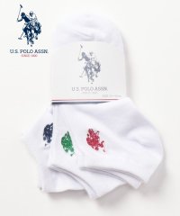 US POLO ASSN/A.白無地 U.S. POLO ASSN. 刺繍３P/505346298