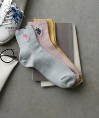 US POLO ASSN/ユーエスポロアッスン U.S. POLO ASSN. Q.淡無地 U.S. POLO ASSN. 刺繍3P/505346306
