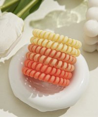 shoppinggo/ショッピングゴー shoppinggo ヘアゴム6点セット スプリングヘアゴム ブレス まとめ髪 プチプラ ヘアアクセサリー 痛くない からまない/505374344