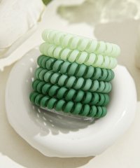shoppinggo/ショッピングゴー shoppinggo ヘアゴム6点セット スプリングヘアゴム ブレス まとめ髪 プチプラ ヘアアクセサリー 痛くない からまない/505374344
