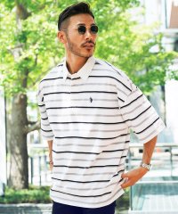 JIGGYS SHOP/US.POLO ASSN.(ユーエスポロアッスン) ブランド別注オーバーサイズ半袖ラガーシャツ / メンズ ゆったり おしゃれ ポロシャツ 半袖 ヘビーウェイト/504715034