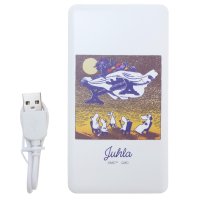 cinemacollection/シネマコレクション cinemacollection ムーミン グッズ モバイルバッテリー キャラクター USB出力リチウムイオンポリマー充電器 JUHRA 空/505355604
