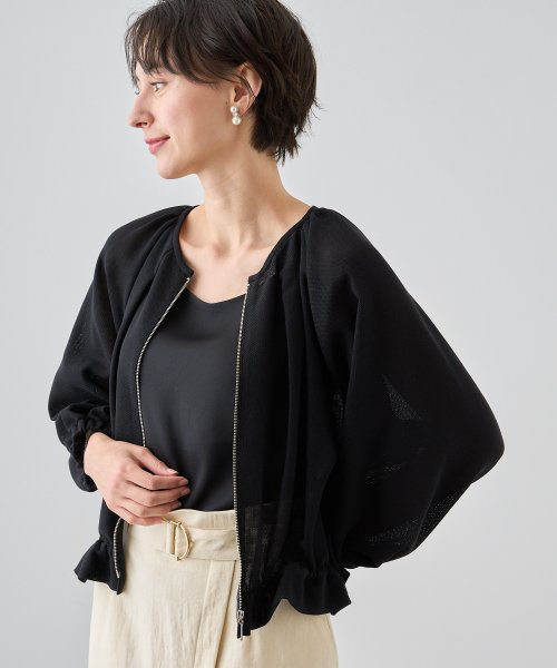 セール 40%OFF】コットンポリメッシュブルゾン(505371325) | アナイ 