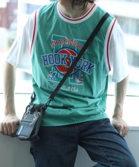 HOOK/フック HOOK HOOK ーoriginalー アメカジバスケットユニフォーム風ドッキング半袖TEE/505375285