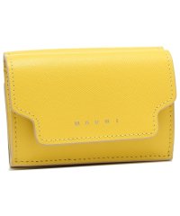 MARNI/マルニ 三つ折り財布 トランク トリフォールドウォレット ミニ財布 イエロー メンズ レディース MARNI PFMOW02U07 LV520 Z618W/505376008