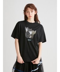 FURFUR/【FURFUR×上國料萌衣】トリプルキャットフォトTシャツ/505376036