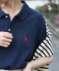 US POLO ASSN/ユーエスポロアッスン U.S. POLO ASSN. ワンポイント ロゴ ポロシャツ Tシャツ 半袖 ゆったり ユニセックス ゴルフ カットソー/505376070