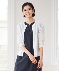 J.PRESS LADIES（LARGE SIZE）/【洗える・抗菌防臭】コットンアセテート ドルマン カーディガン/505376351