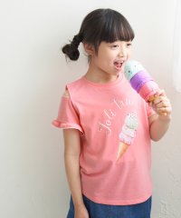 ROPE' PICNIC　KIDS/【KIDS】肩見せアイスクリーム転写プリントTシャツ/505376531