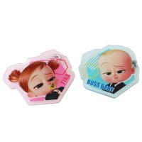 cinemacollection/シネマコレクション cinemacollection アクリルバッジ 2個セット ボスベイビー ファミリーミッション ダイカット バッジ プレゼント 男の子 女/505357077
