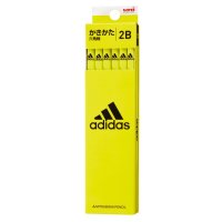 cinemacollection/シネマコレクション cinemacollection 鉛筆 アディダス adidas 六角軸 えんぴつ 12本セット 2B uni AI 06 黄黒 新入学 新/505360398