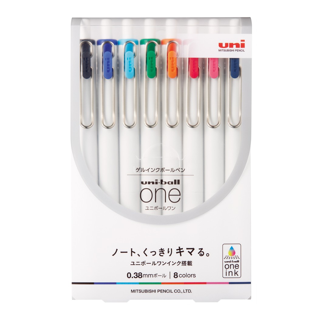 シネマコレクション cinemacollection ボールペン ユニボール ワン ゲルインクボールペン 0.38mm 8色セット 全8色  uniーball O(505360436) | シネマコレクション(cinemacollection) - d fashion