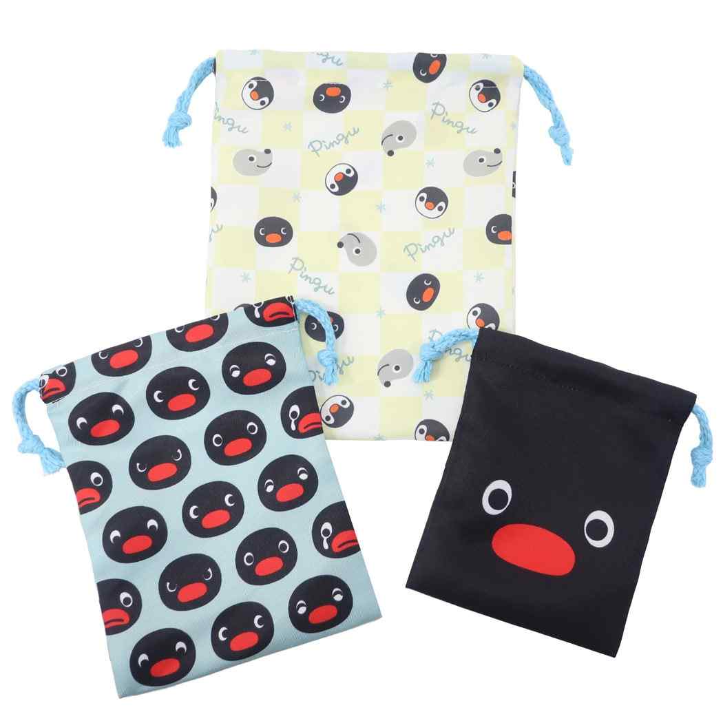 Amazon.co.jp: ピングー pingu カップ袋 1枚 コップ巾着
