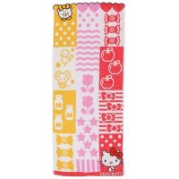 cinemacollection/シネマコレクション cinemacollection ハローキティ フェイスタオル キャラクター グッズ ジャガード ロングタオル シャンブルキティ サンリオ /505362201