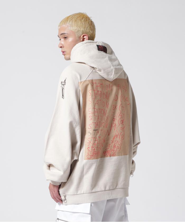 RAF SIMONS/ラフシモンズ/Washed Clasps and patch/パーカー