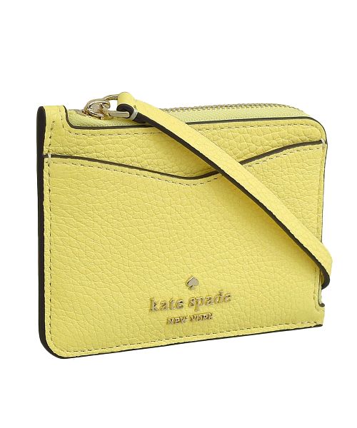 【新品】kate spade ケイトスペード パスケース カードケース 黄