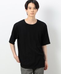 COMME CA ISM MENS/ウォッシャブル ケーブル柄 ジャカード Ｔシャツ/505344811