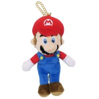 cinemacollection/シネマコレクション cinemacollection マスコット スーパーマリオ ミニ ぬいぐるみ ボールチェーン 三英貿易 MARIO グッズ 15.5cm /505364587