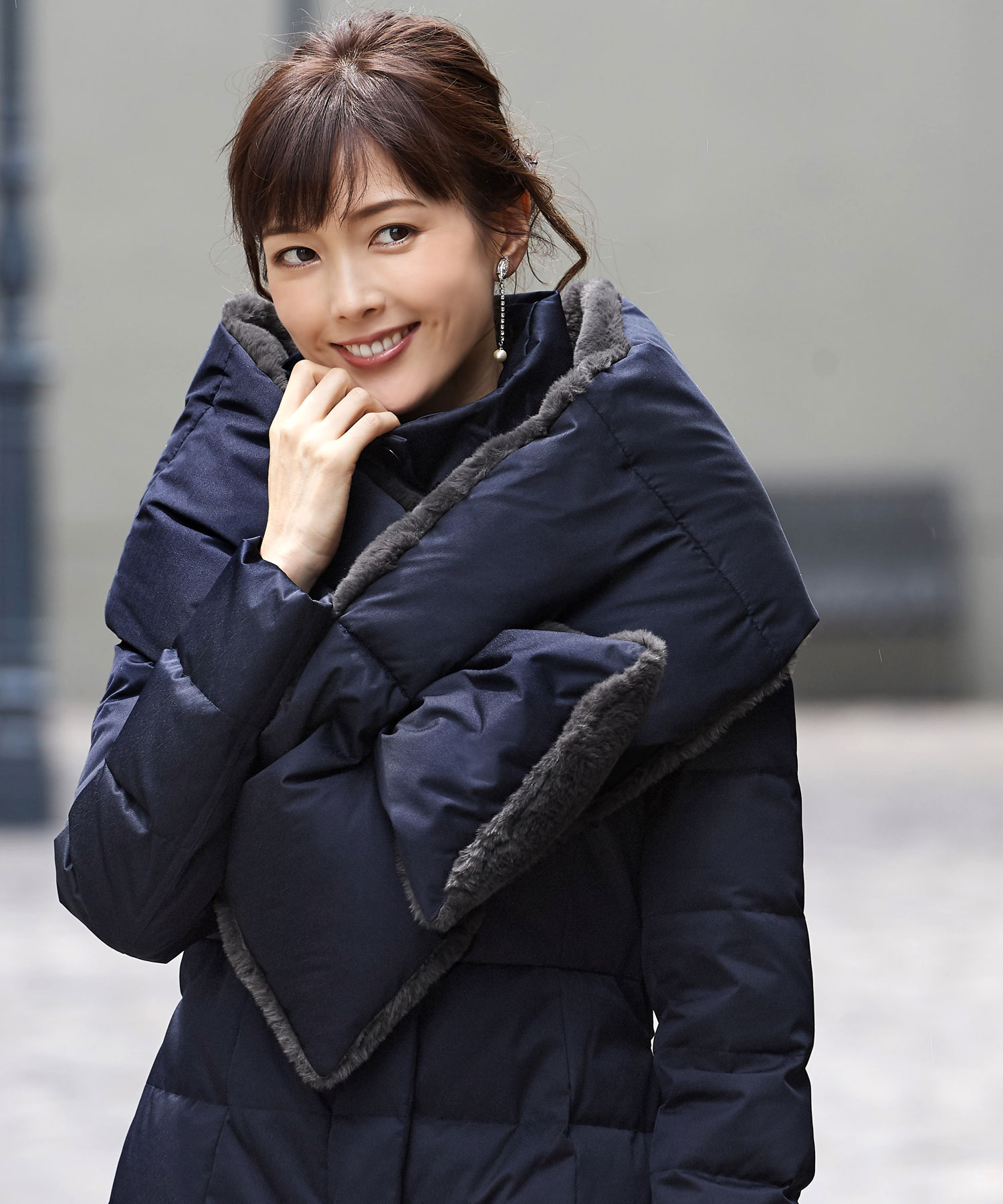 ルイルエブティック RUIRUE BOUTIQUE リバーシブルダウン