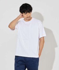 ABAHOUSE/【パネル切替】ミニ裏毛 半袖 Tシャツ/505379915