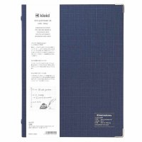 cinemacollection/2mm grid binder A5 8穴 kleid クレイド ルーズリーフバインダー 新日本カレンダー Navy プレゼント 男の /505366943