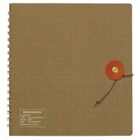 cinemacollection/方眼ノート kleid クレイド String－tie notebook 02 Camel 新日本カレンダー プレゼント 男の子 女の /505366953