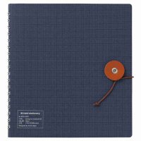 cinemacollection/方眼ノート kleid クレイド String－tie notebook 02 Navy 新日本カレンダー プレゼント 男の子 女の子 /505366956