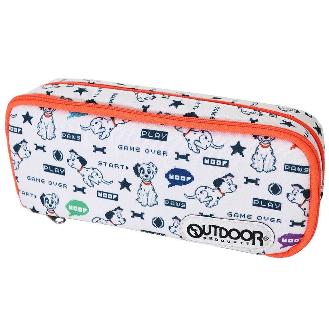 筆箱 101匹わんちゃん×OUTDOOR ツインファスナー BOX ペンケース