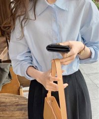 Amulet/アミュレット Amulet カジュアルシンプルブラウス レディース トップス シャツ 長袖 春 夏服 秋 韓国ファッション 10代 20代 30代 オフィスカジ/505380395