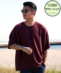 CavariA/キャバリア CavariA CavariA ミラノリブドルマンクルーネック サマーニット/505381113