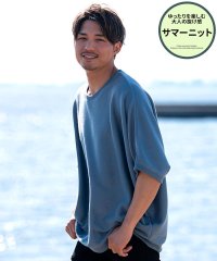 CavariA/キャバリア CavariA CavariA ミラノリブドルマンクルーネック サマーニット/505381113