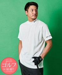 SB Select/SHI－JYOMAN GOLF 首プリント半袖モックネックTEE　ゴルフ/505381124