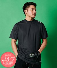 SB Select/SHI－JYOMAN GOLF 首プリント半袖モックネックTEE　ゴルフ/505381125