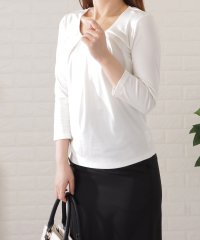 Lace Ladies/レースレディース Lace Ladies 7分袖タックフロントプルオーバー/505381458