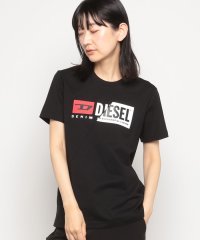 DIESEL/【DIESEL】ディーゼル レディース A00312 0091A 900 T－SILY－CUTY Tシャツ ブラック/505371855