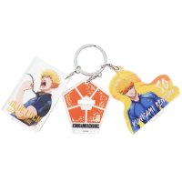 cinemacollection/シネマコレクション cinemacollection ブルーロック アニメキャラクター キーリング 3チャームキーホルダー 國神 錬介 少年マガジン プレゼント/505368516