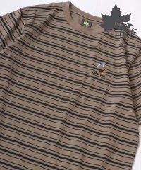 MARUKAWA/【LOGOS】ロゴス キャンパー ワンポイント刺繍 ボーダー 吸汗速乾 半袖Tシャツ/505372333