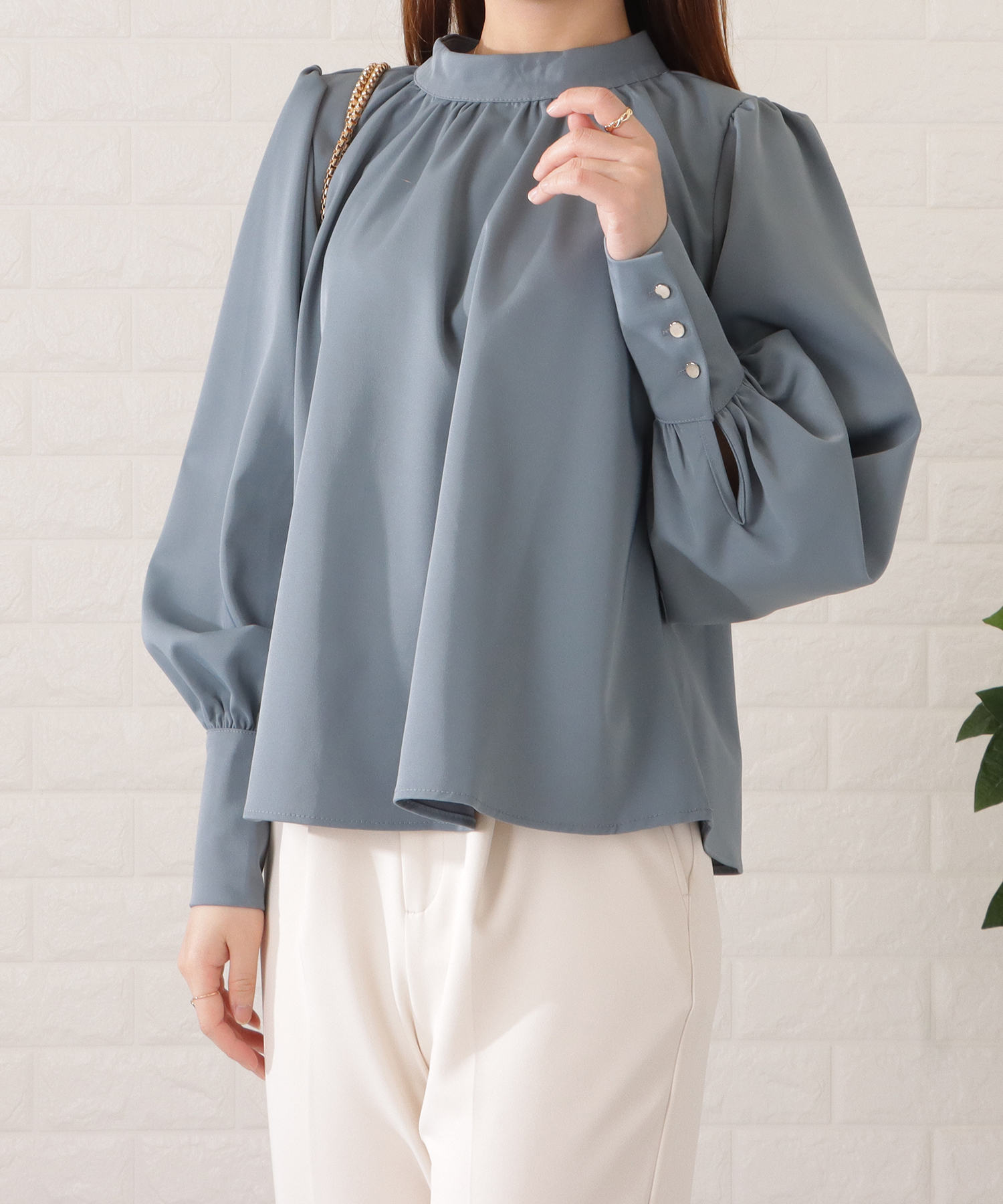 セール】レースレディース Lace Ladies ロングカフスギャザー
