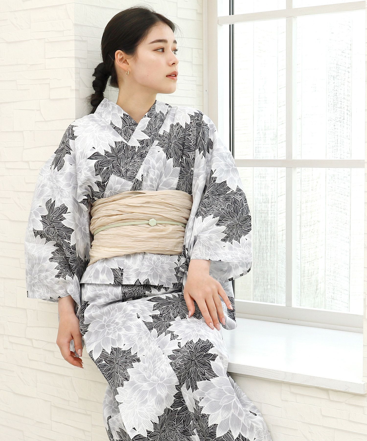 aity アイティ 綿麻二部式浴衣 浴衣 ゆかた レディース おしゃれ
