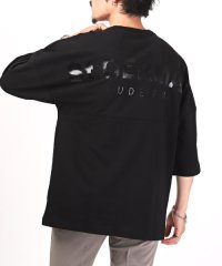 LUXSTYLE/TRAP/U(トラップユー)St.GERMANバックプリントTシャツ/Tシャツ メンズ 半袖 ビッグシルエット バックロゴ プリント/505383112