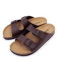 TopIsm/トップイズム TopIsm スポーツサンダル 2タイプ スポサン 無地 ストラップ付き コルクサンダル コンフォートサンダル シンプル フェイクレザー メンズ /505383187