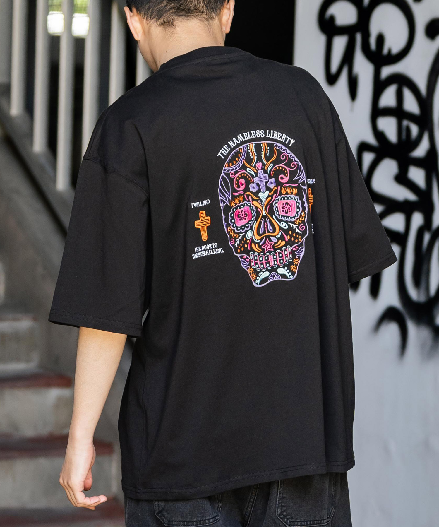 刺繍Tシャツ 刺繍 Tシャツ Tシャツ 半袖 モンロー クーポン】ロッキーモンロー Rocky Monroe Tシャツ 半袖 刺繍