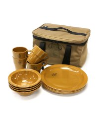AS2OV/アッソブ 食器セット AS2OV FOOD FORCE CAMPING MEAL KIT プレートセット 収納ケース カトラリーケース 4人用 982100/505384507