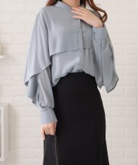 Lace Ladies/レースレディース Lace Ladies フリルレイヤード長袖シフォンブラウス/505381474