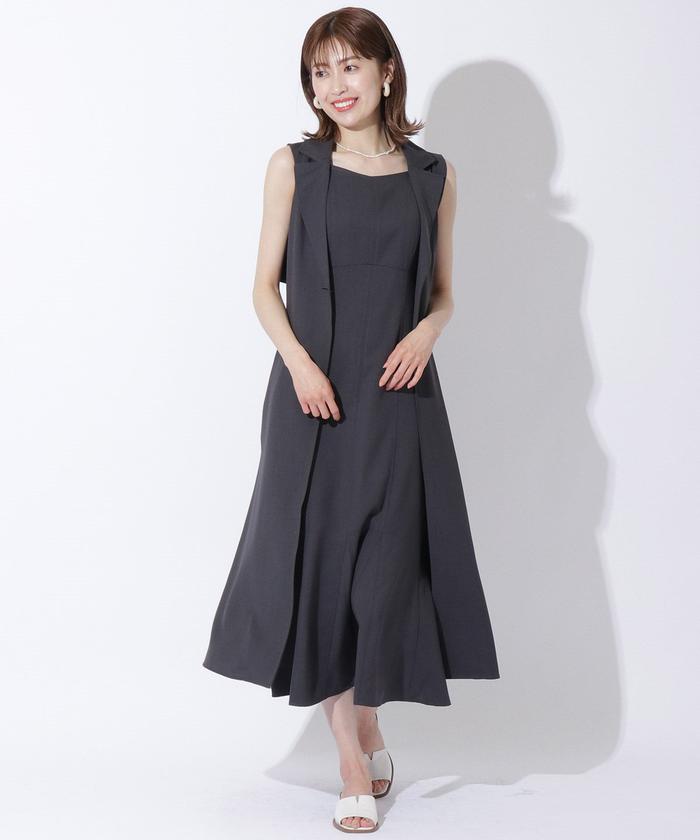 ジレレイヤードワンピセット(505384832) | AND COUTURE(AND