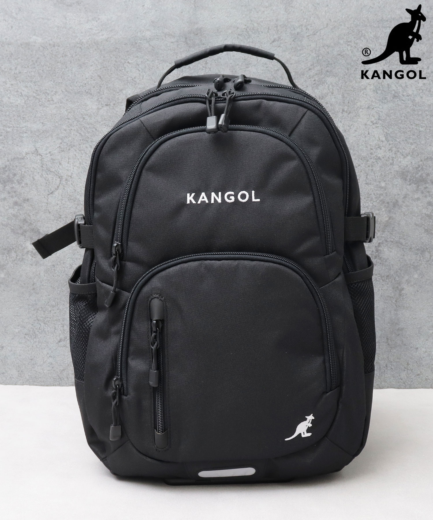 カンゴール KANGOL 防水素材 レインカバー付き バックパック 大