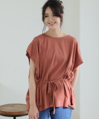 PourVous/プールヴー PourVous ショルダータックフレンチスリーブカットソー/505385636