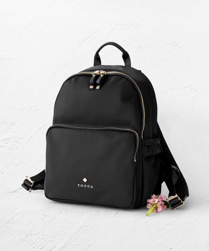 A4サイズ対応・撥水】SIDE FRILL BACKPACK バックパック A4サイズ対応・撥水】SIDE FRILL BACKPACK バックパック