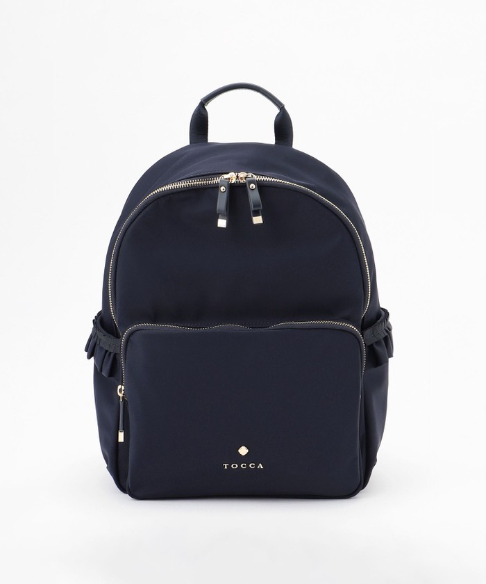A4サイズ対応・撥水】SIDE FRILL BACKPACK バックパック A4サイズ対応・撥水】SIDE FRILL BACKPACK バックパック
